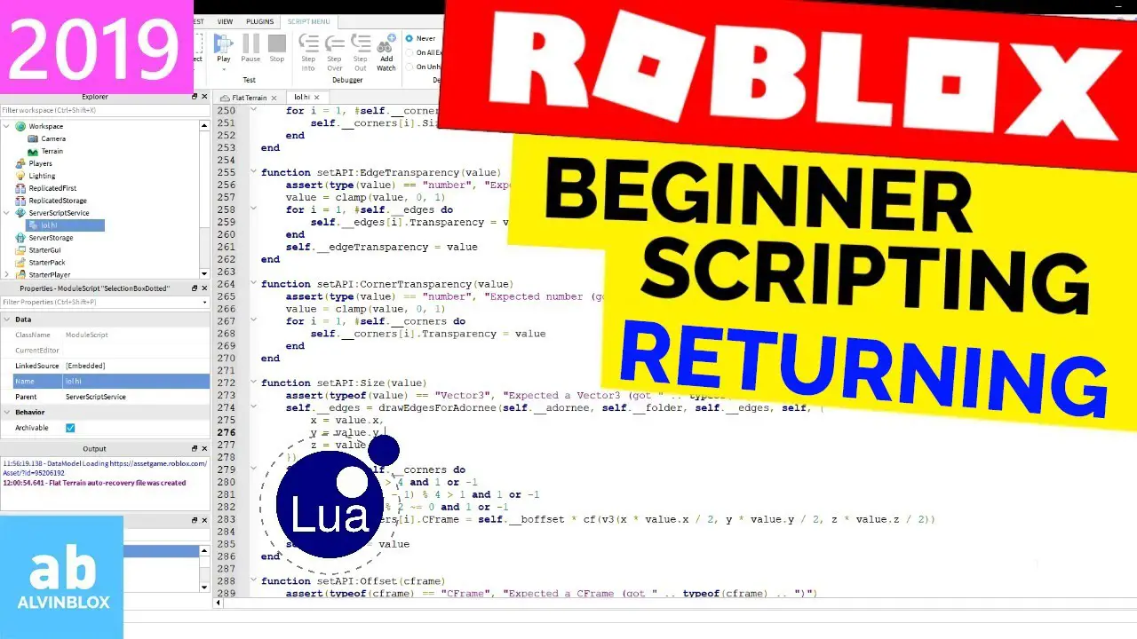 Returning - Roblox Scripting