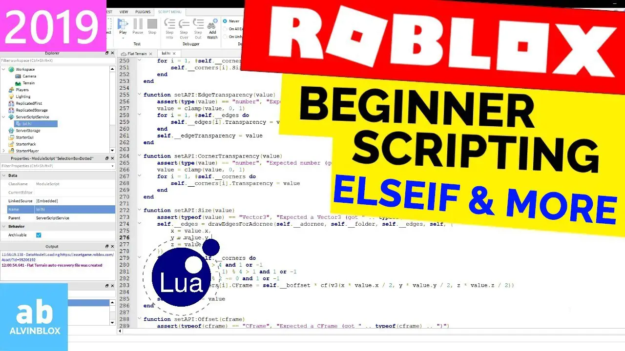 Elseif & Embedded If Statements - Beginner Roblox Scripting #12