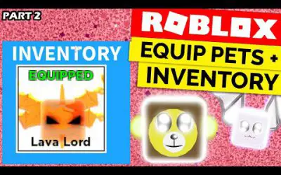 PET INVENTORY & EQUIPPING PETS! (Roblox Egg Hatching System Tutorial Part 2)