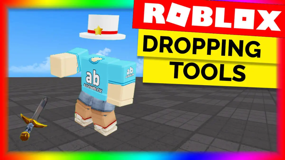 How to drop tools on Roblox