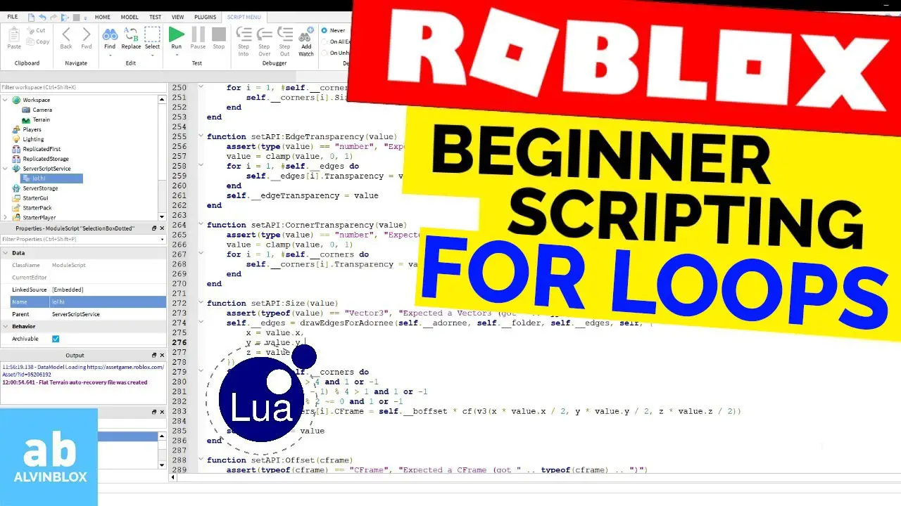 For Loops In Roblox Scripting Explained How To Use For Loops
