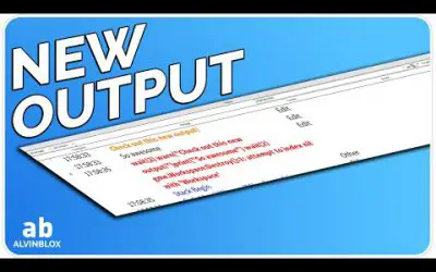 New Output in Roblox Studio! (New Features)